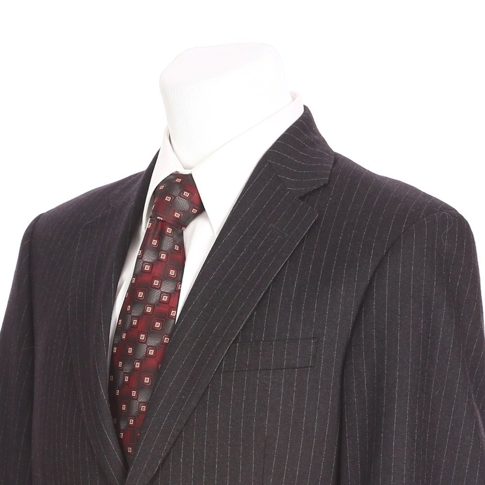 Banana Republic Charcoal Gray Pinstripe Sport Coat